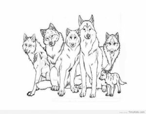 Wolf Coloring Pages Free Printable   31672
