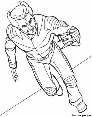 Wolverine Coloring Pages to Print Online   K0X5s