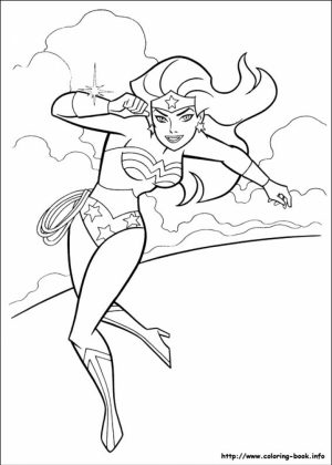 Wonder Woman Coloring Pages Free Printable   p3frm