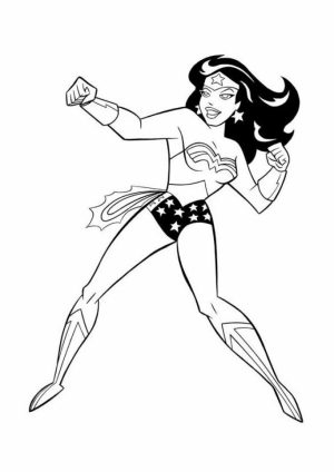 Wonder Woman Coloring Pages Free Printable   q8ix1