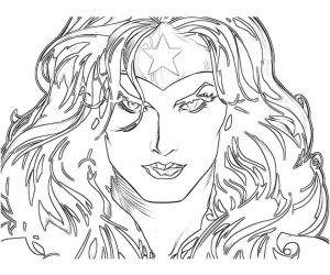 Wonder Woman Coloring Pages Free Printable   u043e