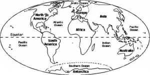 World Map Coloring Pages to Print for Kids   aiwkr