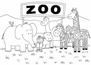 Zoo Coloring Pages Free to Print   56347