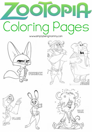 Zootopia Coloring Pages Free Printable   107443