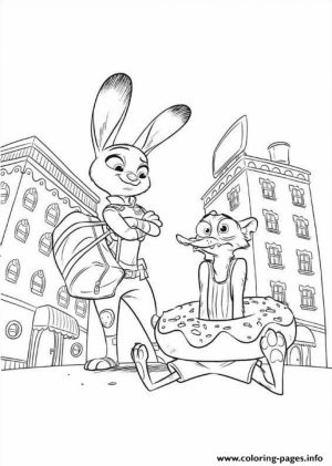 Zootopia Coloring Pages Free Printable   679166